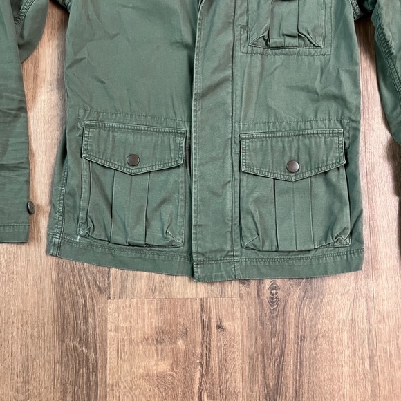 J.Crew Vintage Relaxed Boyfriend Olive Field Jacket Sz XS - Picture 6 of 14